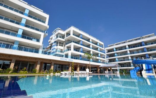 Chrystal River apartment for sale 1-bedroom with big terrace in Oba Alanya