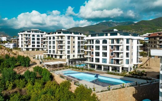 Apartmanovy projekt v Obe Alanyi v Turecku. Byty apartmany na predaj s Ideal & Partners a Turecko Reality, nehnutelnosti pri mori v Turecku